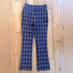 Urban Outfitters plaid cropped pants